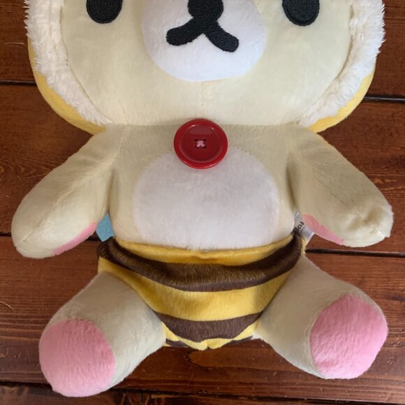 Rilakkuma Bee Costume Bear Cute Kawaii Cream Yellow Bear Wings Toy Plush Easter - Picture 3 of 14